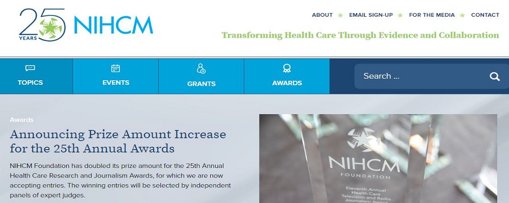 The National Institute for Health Care Management (NIHCM) Research Grants 2020