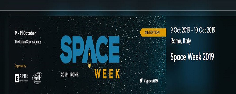 Space Week 2019 – Roma, 9-11 ottobre 2019