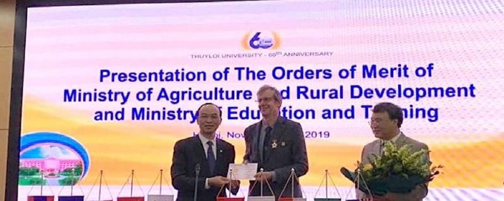 La Thuyloi University di Hanoi premia il Prof. Ranzi