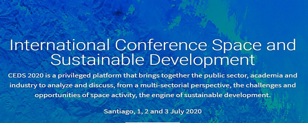 International conference Space and Sstainable Development - 1-3 luglio 2020