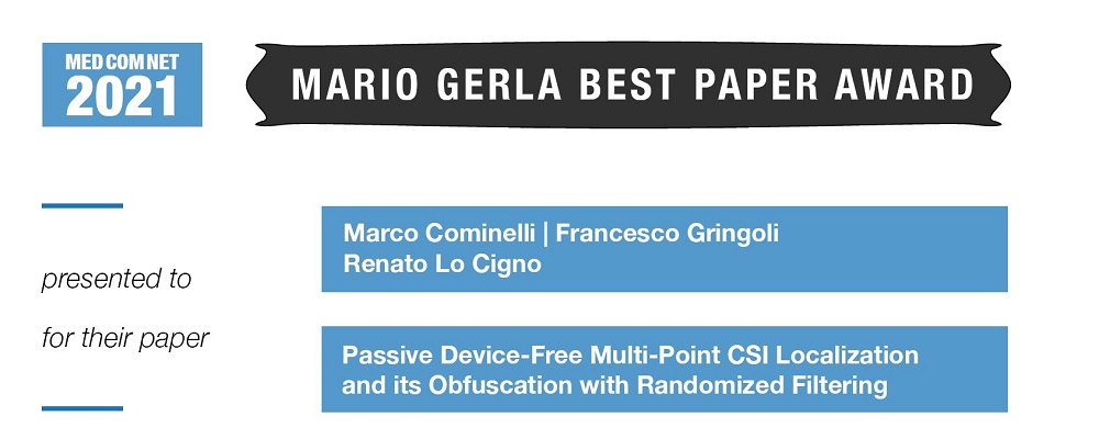 Mario Gerla best paper award