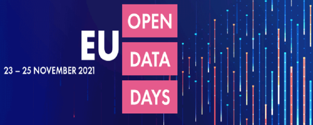 EU Open Data Days: Shaping our future with open data – Evento online, 23-25 novembre 2021