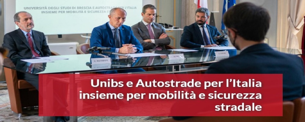 Unibs e Autostrade per l’Italia insieme per mobilità e sicurezza stradale