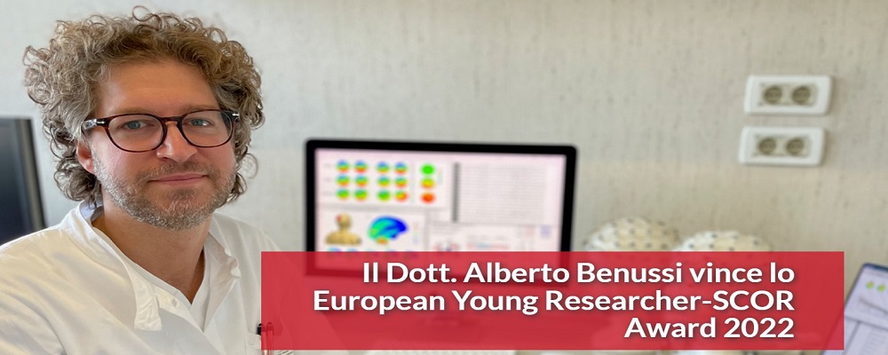 Il Dott. Alberto Benussi vince lo European Young Researcher-SCOR Award 2022