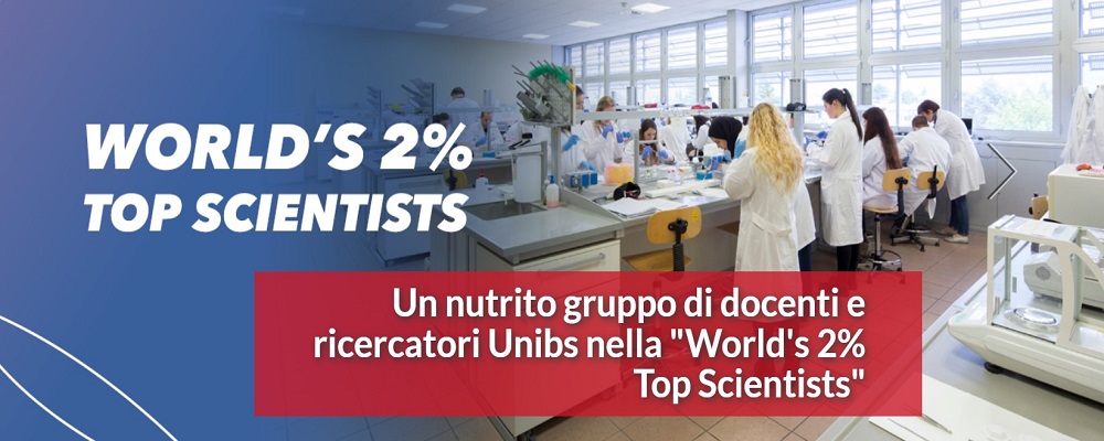 Un nutrito gruppo di docenti e ricercatori Unibs nella ＂World's 2% Top Scientists＂