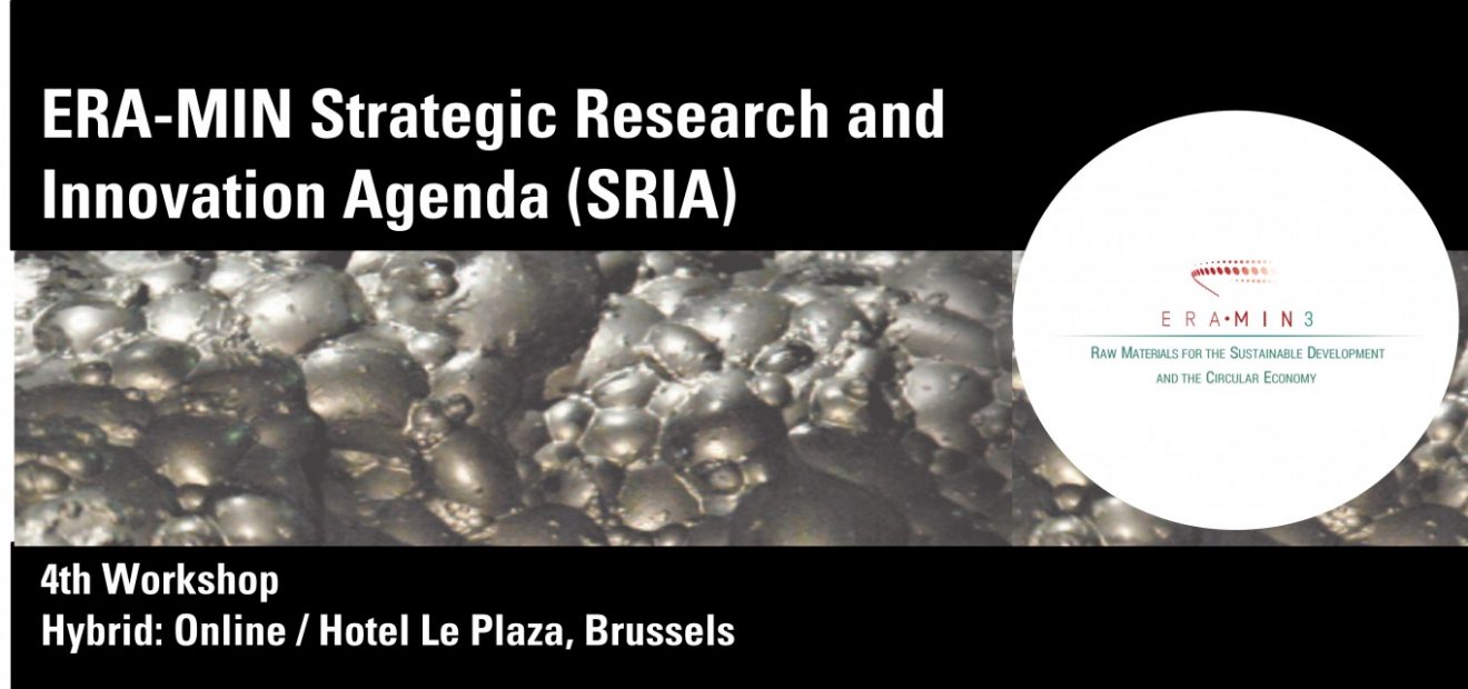 ERA-MIN 4th Workshop for its new Strategic Research and Innovation Agenda - Buxelles e online, 14 novembre 2023